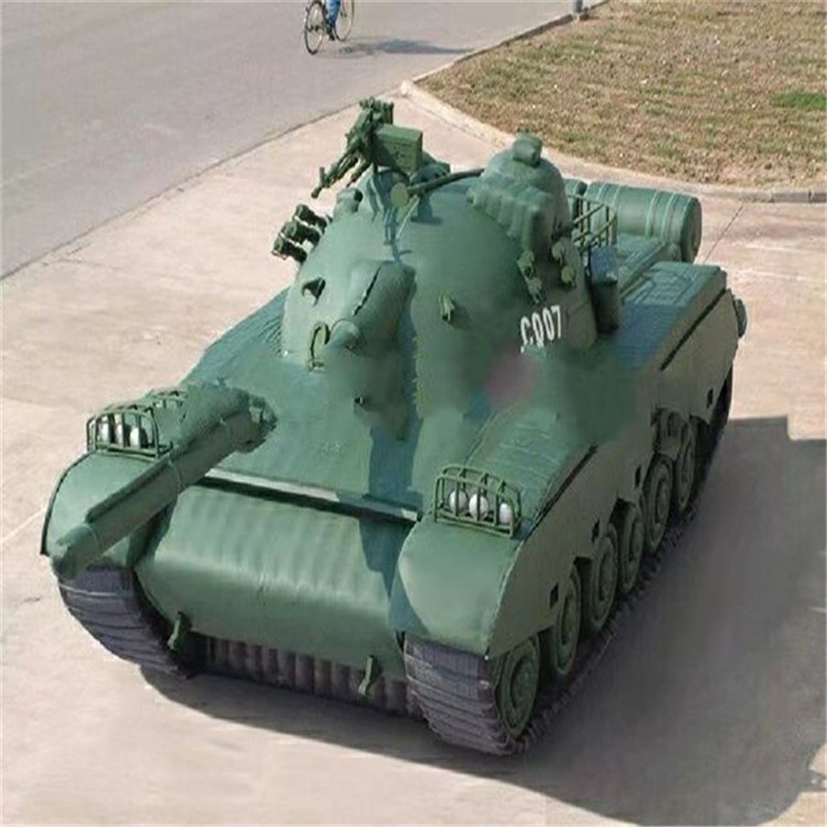 城中充气军用坦克详情图
